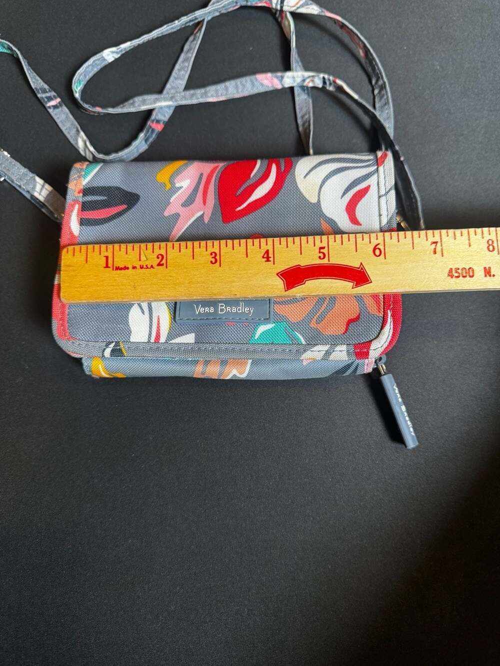 Vera Bradley Coastal Paradise Lighten Up RFID All-In-One Crossbody Wallet - Picture 2 of 8